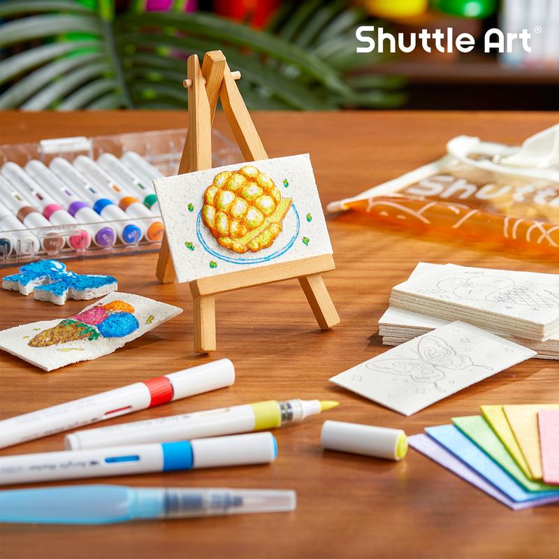 44 Pcs Magic Foam Texture Painting Kit