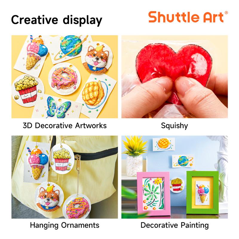 44 Pcs Magic Foam Texture Painting Kit
